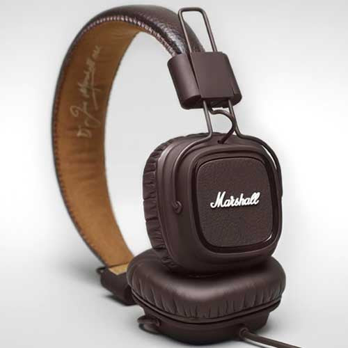 Marshall Major Headphones - Brown Marshall Major Headphones - Brown