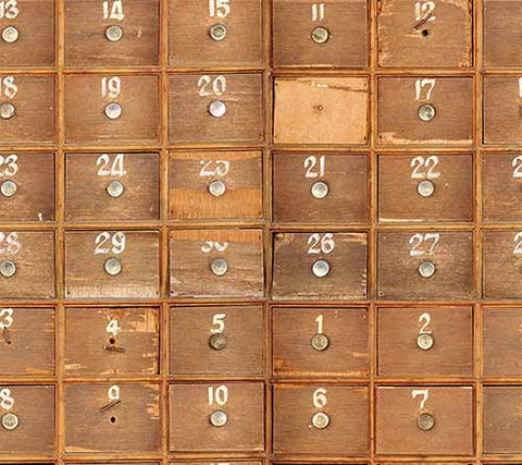 Kemra - Vintage Draws Wallpaper (Roll: 61.5cm x 10m)