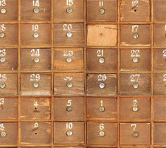 Kemra - Vintage Draws Wallpaper (Roll: 61.5cm x 10m)