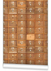 Kemra - Vintage Draws Wallpaper (Roll: 61.5cm x 10m)