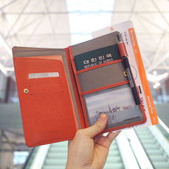 Travel Passport Ticket & Card Wallet