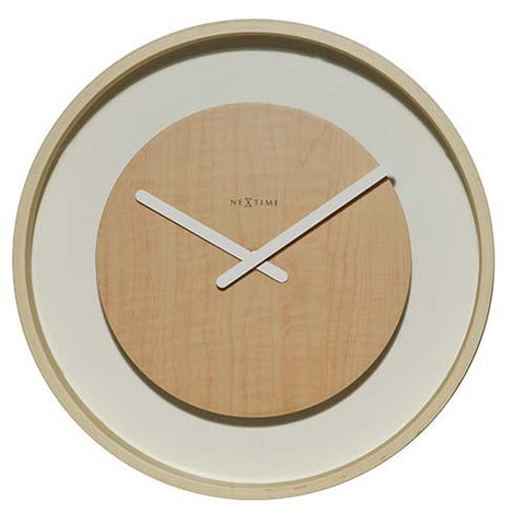 Nextime Wood Loop Wall Clock