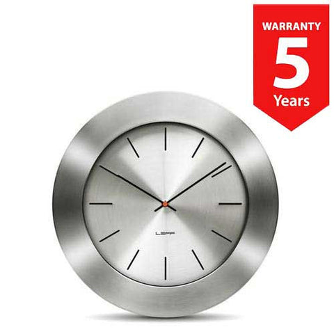 Leff Bold 35 Wall Clock - Steel