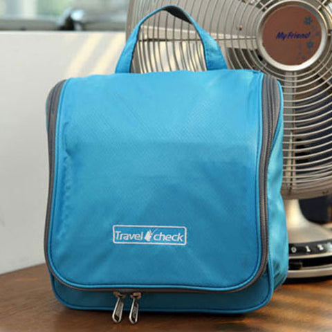 Hanging Toiletry Organizer Bag Travel - Blue