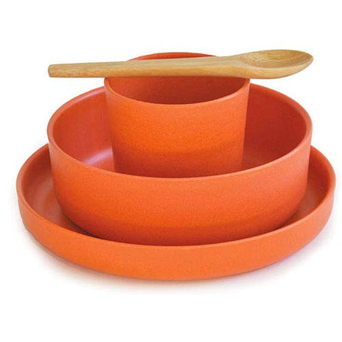 Ekobo Bambino Bamboo Kids Dinner Set