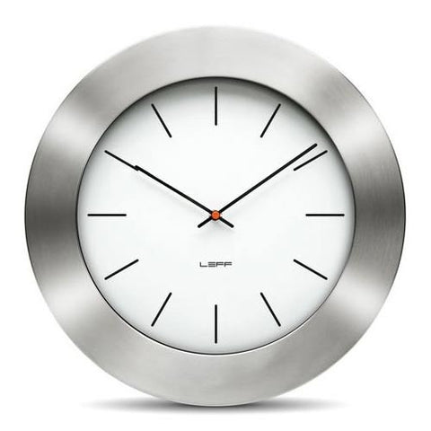 Leff Bold 55 Wall Clock - White