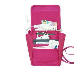 Travel Passport & Ticket Pouch with Lanyard