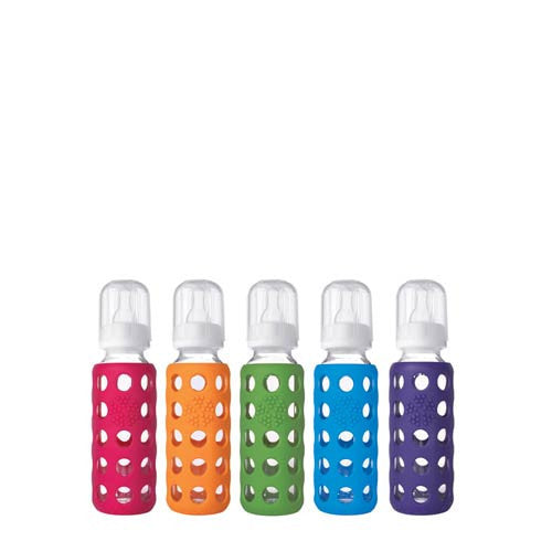 LIFEFACTORY 9oz Glass Baby Bottle