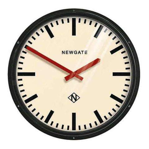 Newgate Metropolitan Wall Clock- Black