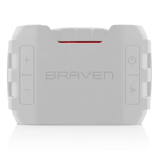 Braven BRV-1 Bluetooth Wireless Speaker-Grey/Red : : Electronics