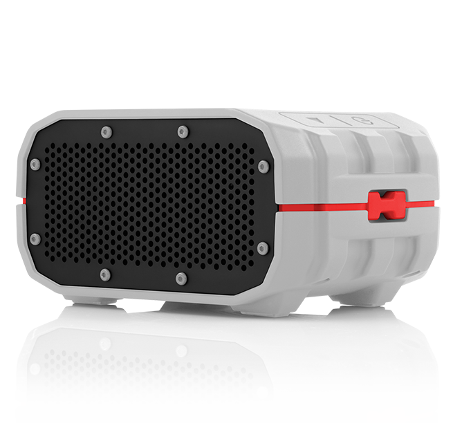 Braven Speaker Ready Prime Outdoor Waterproof Bluetooth, Grey/Grey/Orange