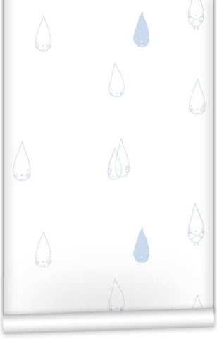 Raindrops Are My Friends Wallpaper (Roll: 61.5cm x 10m)