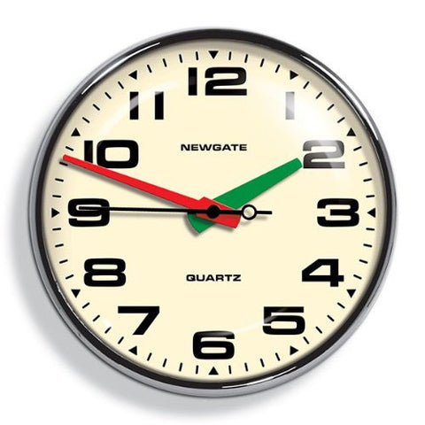 Newgate Brixton Wall Clock - Polished