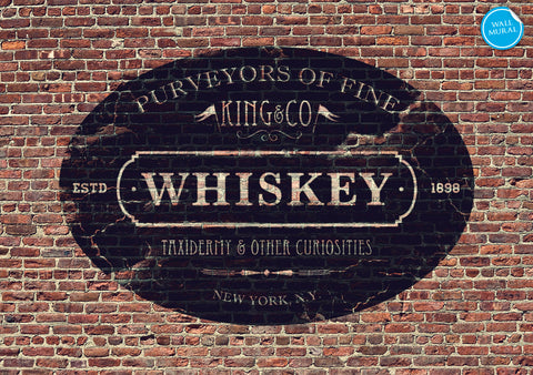 King & Co Whiskey Wall Mural