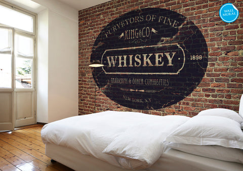 King & Co Whiskey Wall Mural