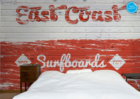 East Coast Surfboards Wall Mural