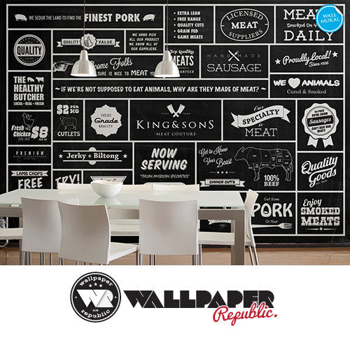 King & Sons Butcher Wall Mural