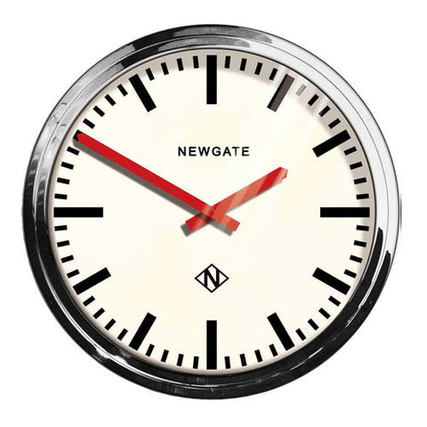 Newgate Metropolitan Wall Clock- Polished