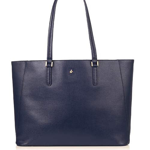 Knomo Cavendish Tote with Removable Sleeve for 14" Laptops - Marine