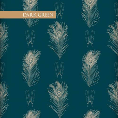 Peacock Plumes Wallpaper (Roll: 61.5cm x 10m)