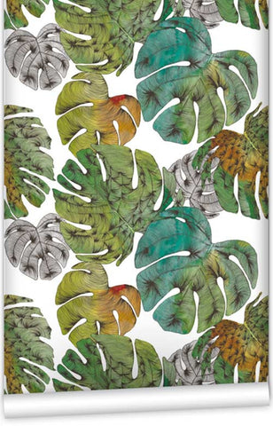 Monstera Wallpaper (Roll: 61.5cm x 10m)