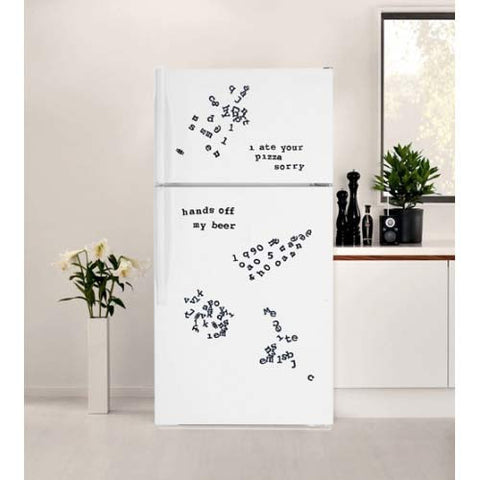 Fridge Magnetic Fonts