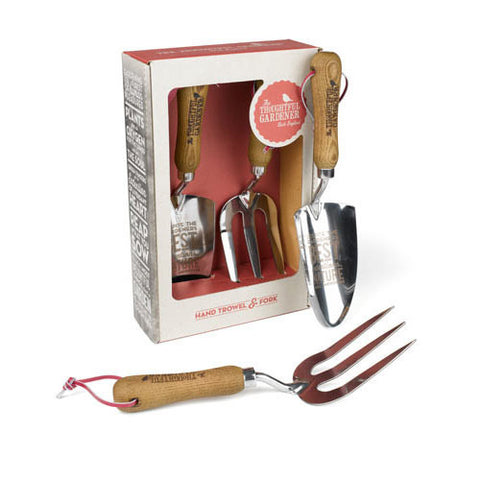 Hand trowel & fork set