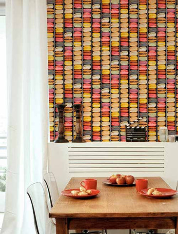 Kemra - Macaroons Wallpaper (Roll: 61.5cm x 10m)