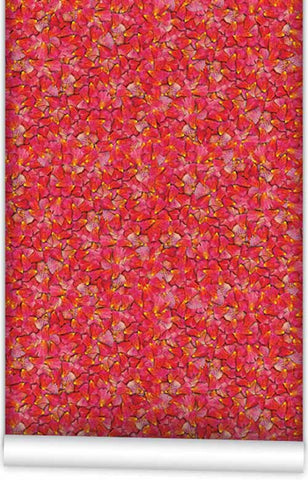 Kemra - Red Petals Wallpaper (Roll: 61.5cm x 10m)