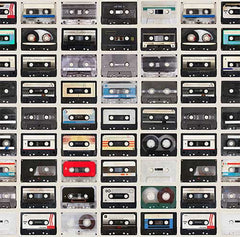 Kemra - Mixed Tapes Wallpaper (Roll: 61.5cm x 10m)