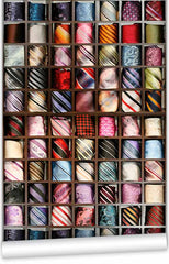 Kemra - Tie Rack Wallpaper (Roll: 61.5cm x 10m)