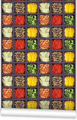 Kemra - Spice Rack Wallpaper (Roll: 61.5cm x 10m)