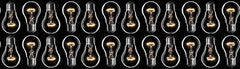 Kemra - Light Bulbs Wallpaper (Roll: 61.5cm x 10m)