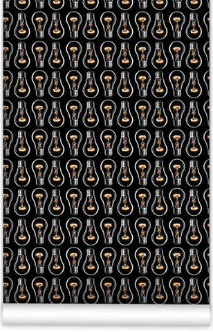 Kemra - Light Bulbs Wallpaper (Roll: 61.5cm x 10m)