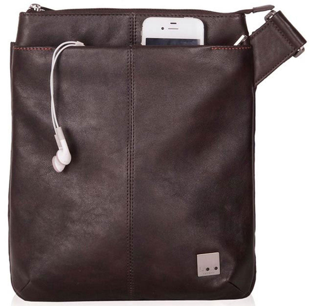 Knomo Kyoto Cross-body iPad Bag - Brown