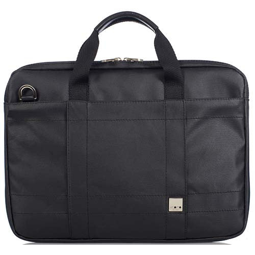 Knomo Lincoln 13" Laptop Slim Briefcase - Black