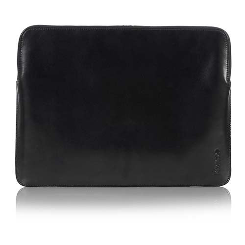 Knomo Macbook Air 11" Leather Sleeve  - Black