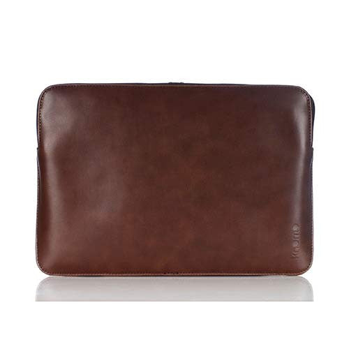 Knomo Macbook Pro 15" Leather Sleeve  - Brown