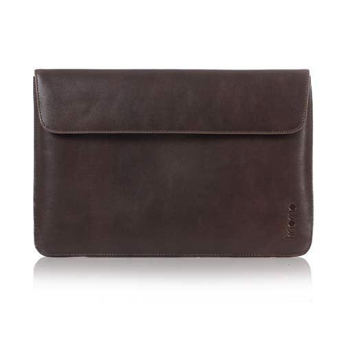 Knomo Macbook Air 13" Leather Envelope  - Brown