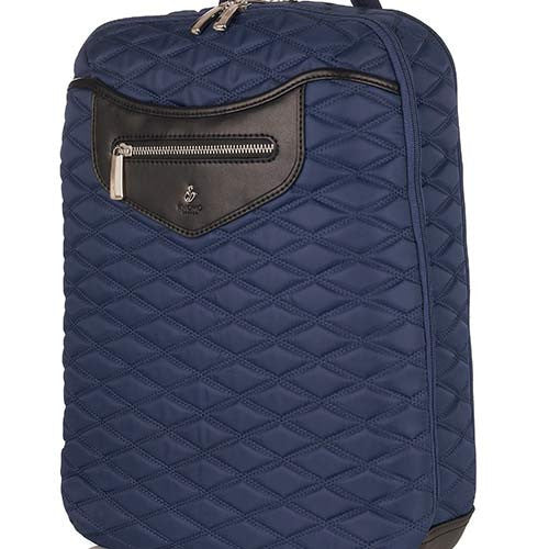 Knomo Montague Quilted Backpack - Marine