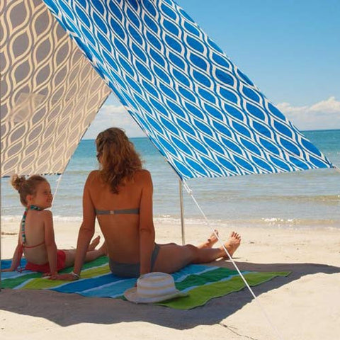 Hollie & Harrie Sombrilla Beach Shade - Moroccan Blue