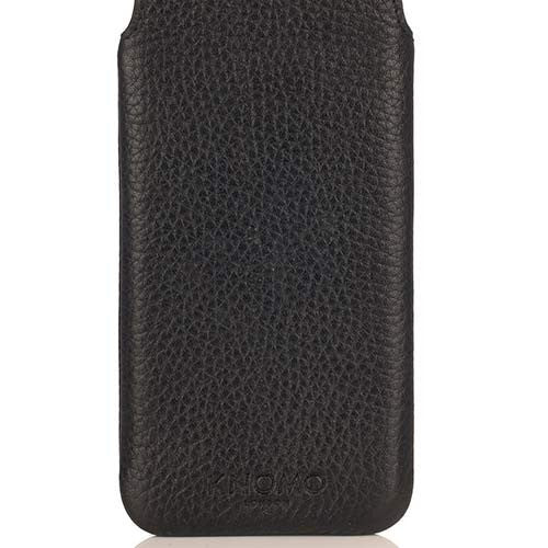 Knomo iPhone 5/5s Leather Slim  - Black