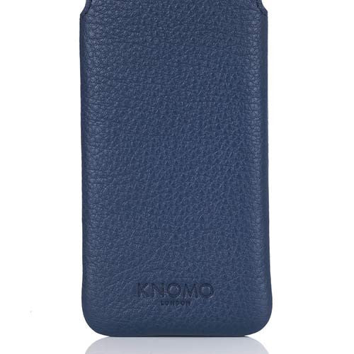 Knomo iPhone 5/5s Leather Slim  - Blue