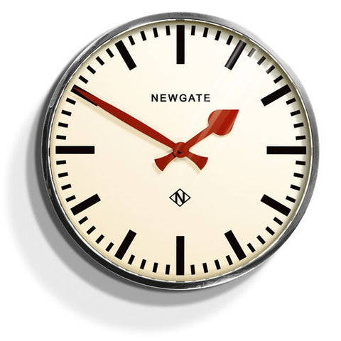 Newgate Putney Wall Clock - Index Chrome