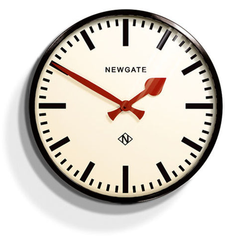 Newgate Putney Wall Clock - Index Black