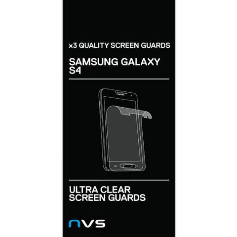 NVS Screen Guard (3 Pack) for Samsung Galaxy S4