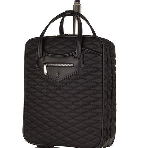 Knomo Scala 15" Wheeled Trolley Bag - Black