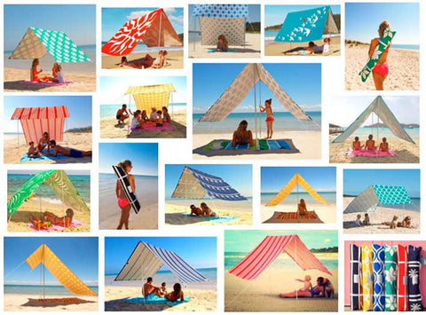 Hollie & Harrie Sombrilla Beach Shade - Hello Sailor Navy