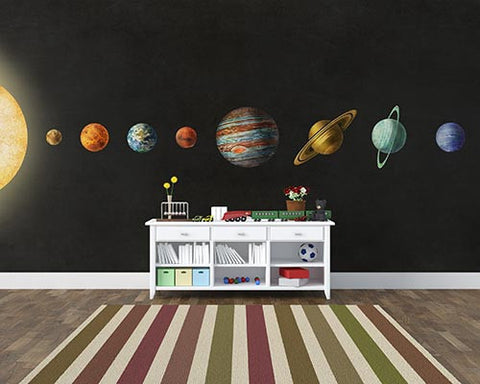 Solar System Wall Mural