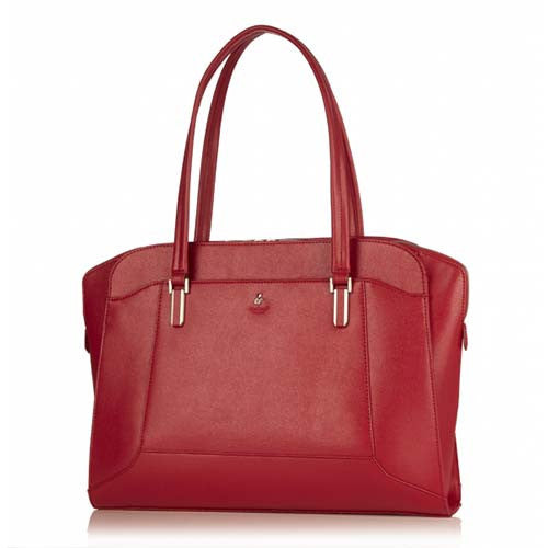 Knomo Wigmore 13" Laptop Handbag - Scarlet